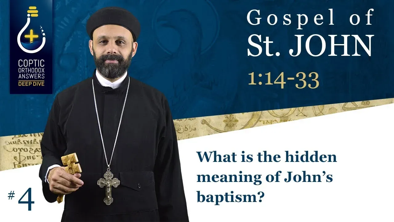 What is the hidden meaning of John’s baptism?