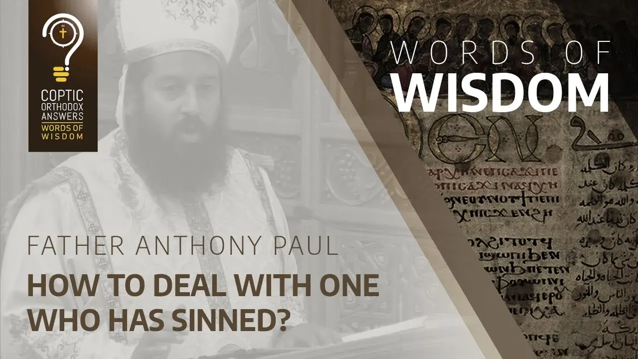 A beautiful story of mercy: How to deal with one who has sinned?